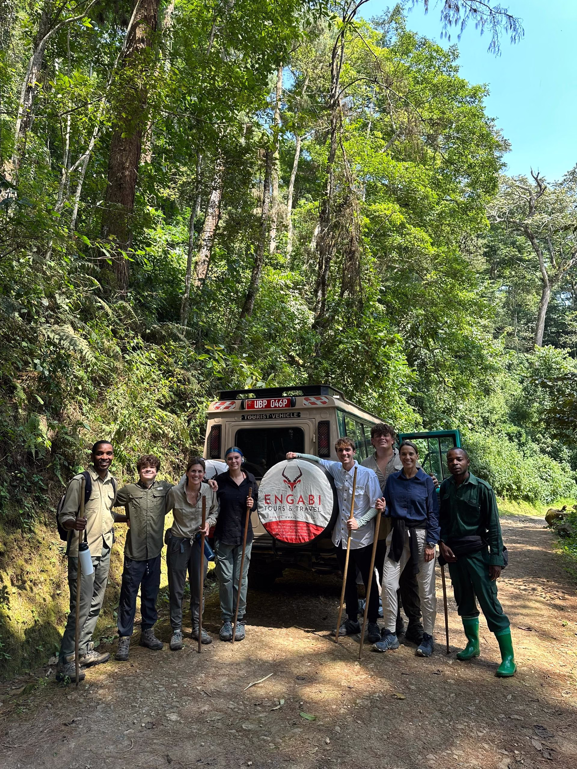 Family before Gorilla Trekking in Bwindi