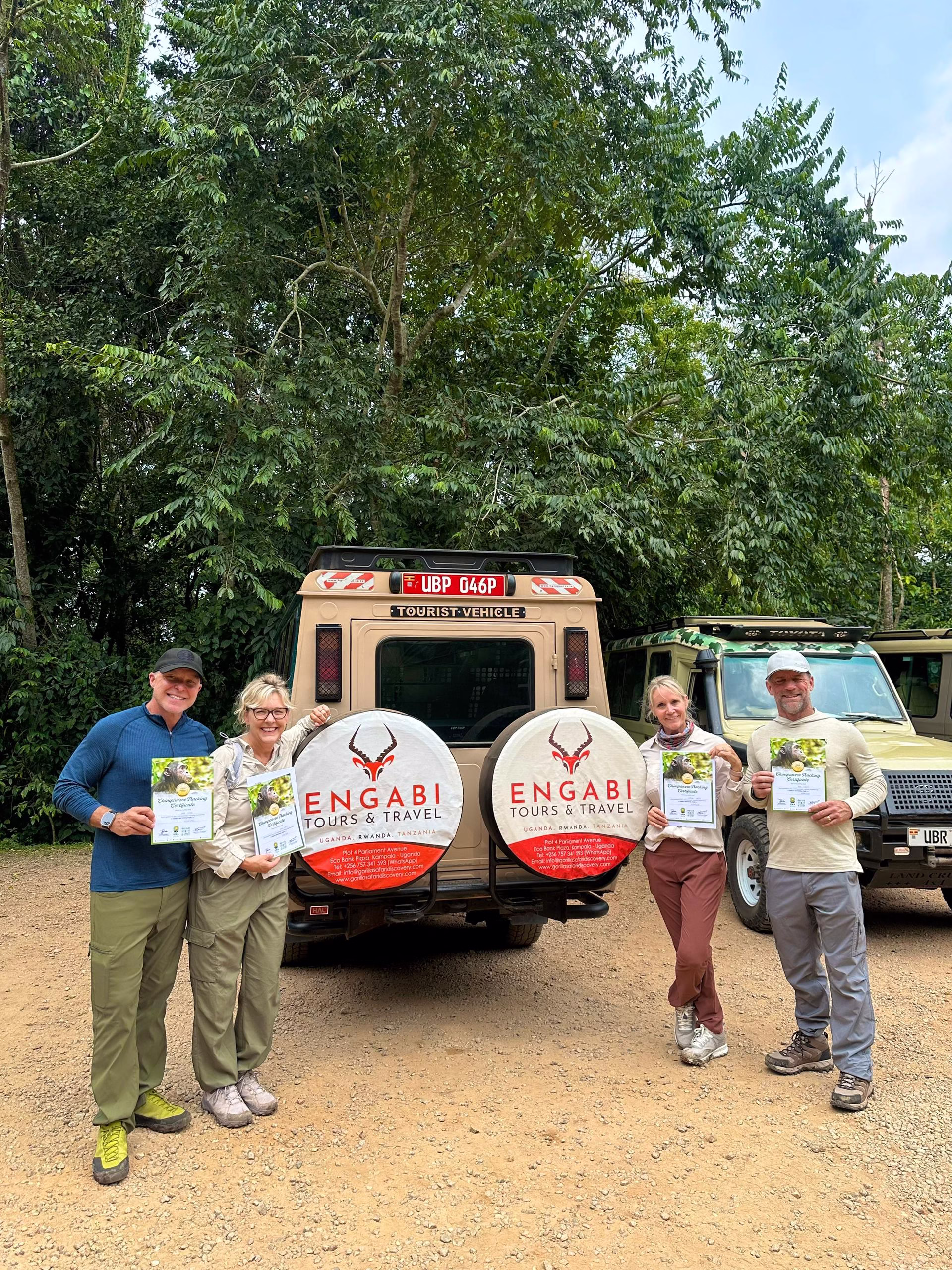 Family after Chimp Trekking in Kibale